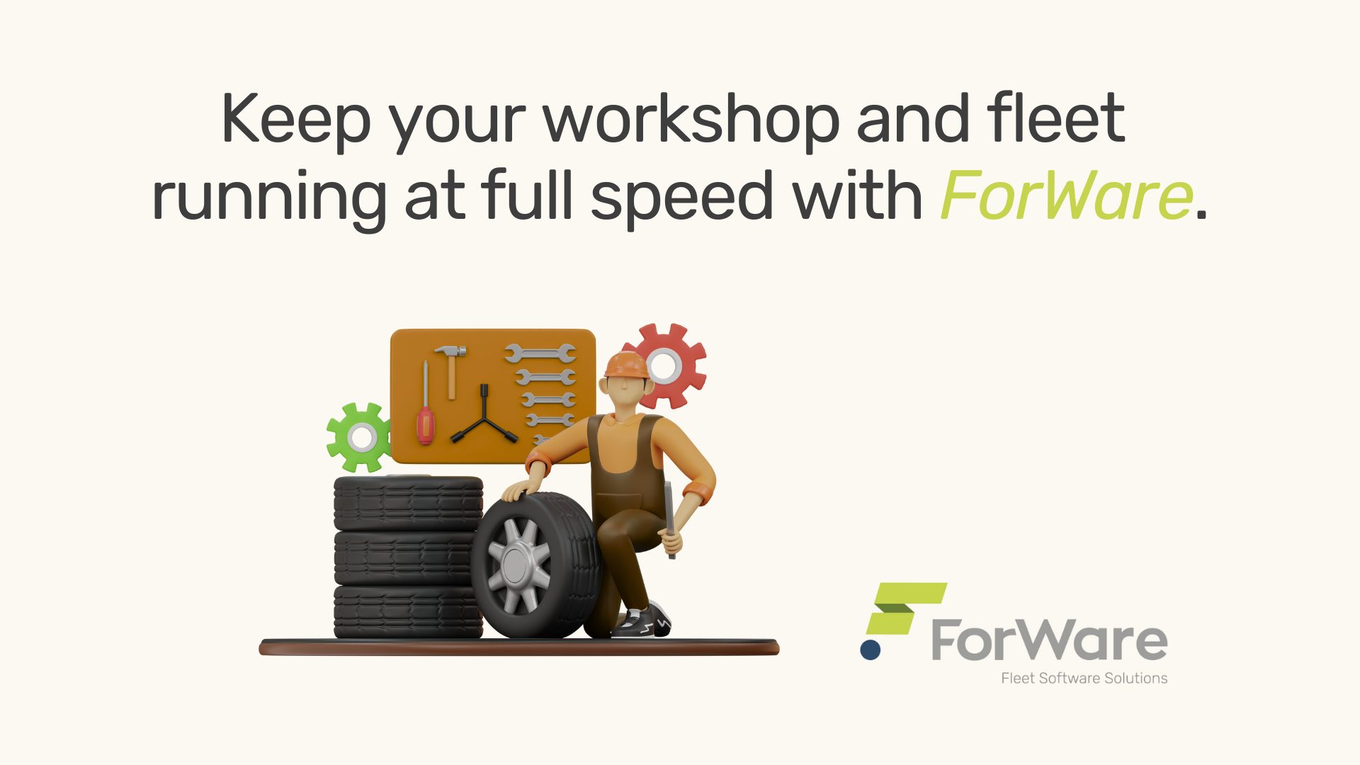 A satisfied car mechanic with their tools.